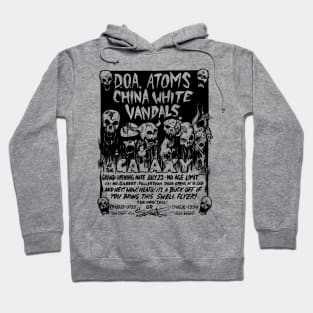 D.O.A. / Atoms / China White / Vandals Punk Flyer Hoodie